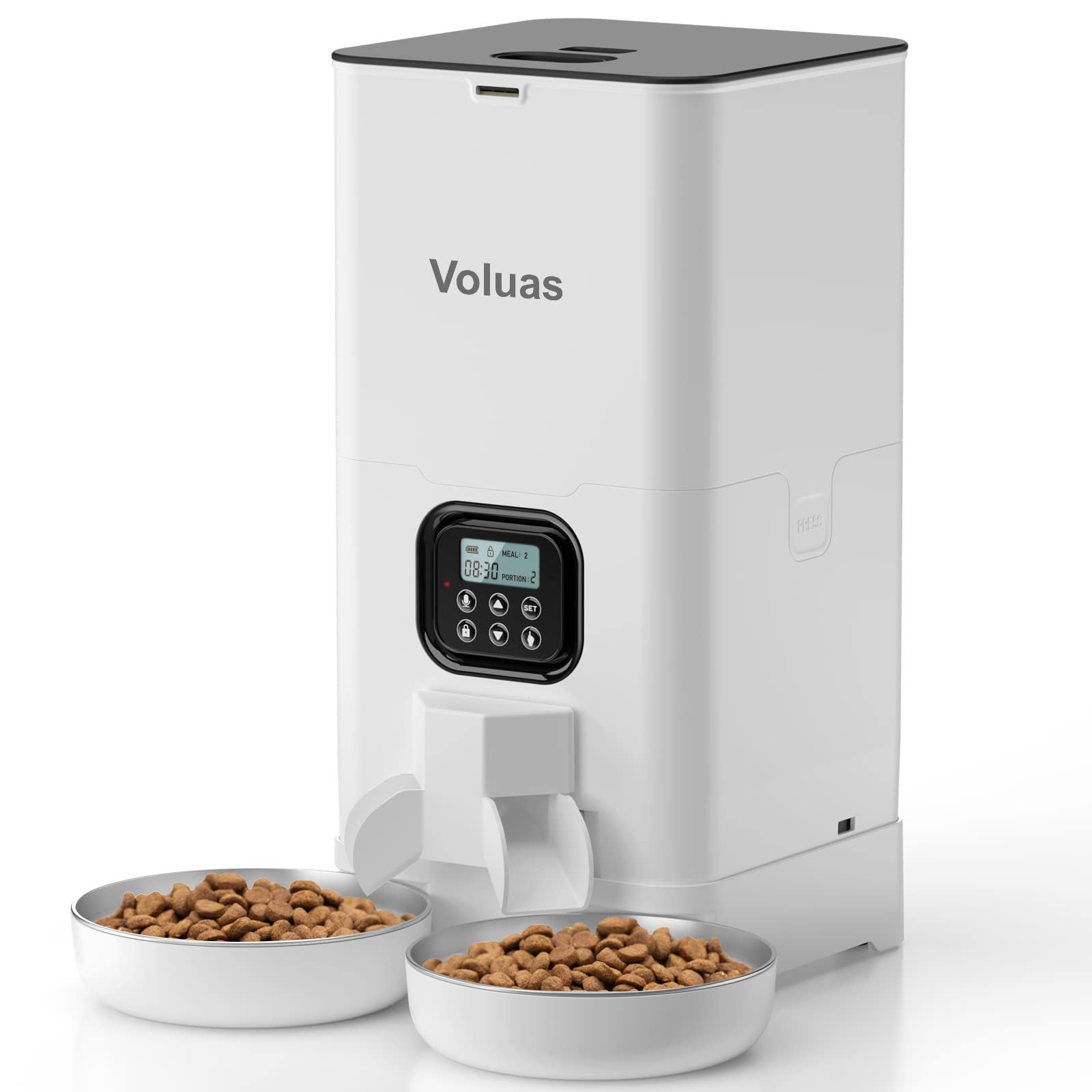 Crystal Pet Intelligent Automatic Double Meal Feeder