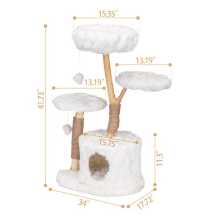 Crystal, Luxury Cat Condo, Indoor Cat Furniture