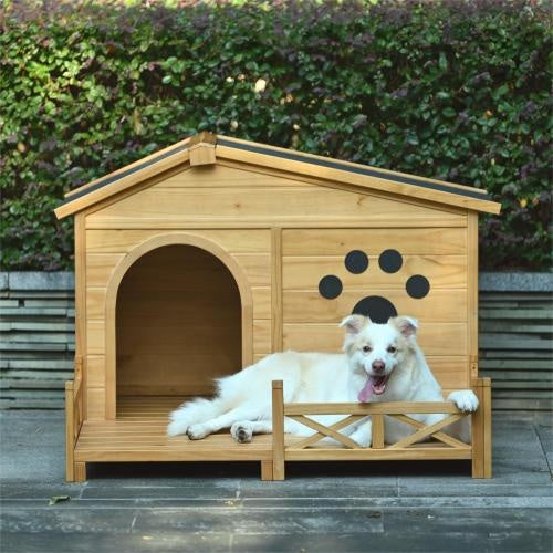 Crystal  Wooden Dog House