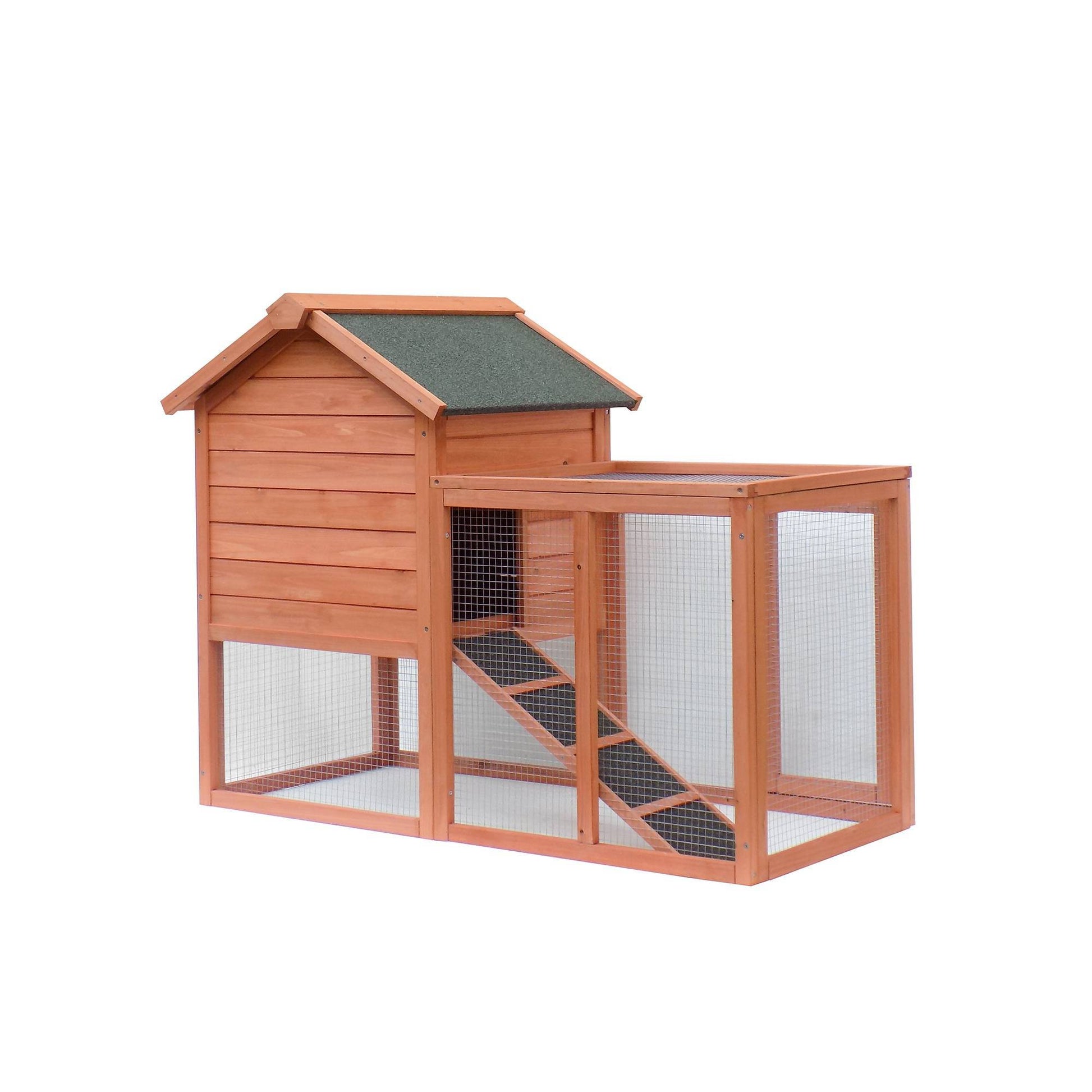 Crystal  Wooden Rabbit House &Chicken Coop Kennels