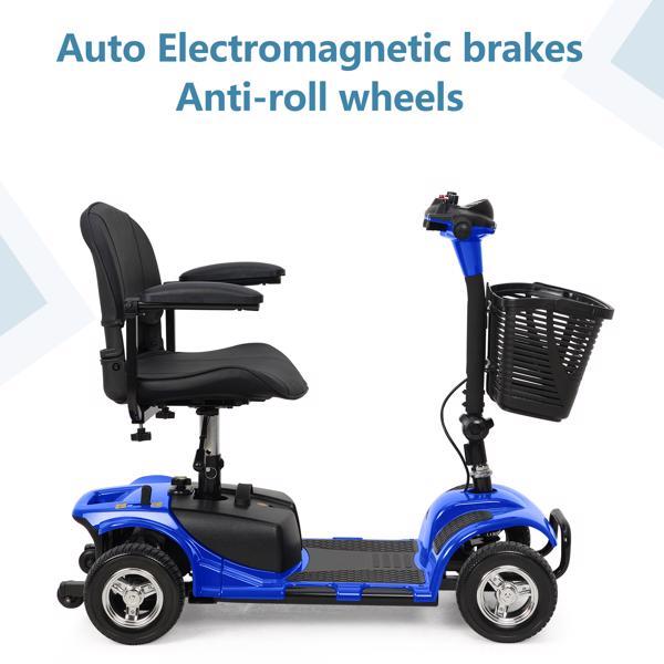 Crystal  Scooter With Basket And Extended Battery