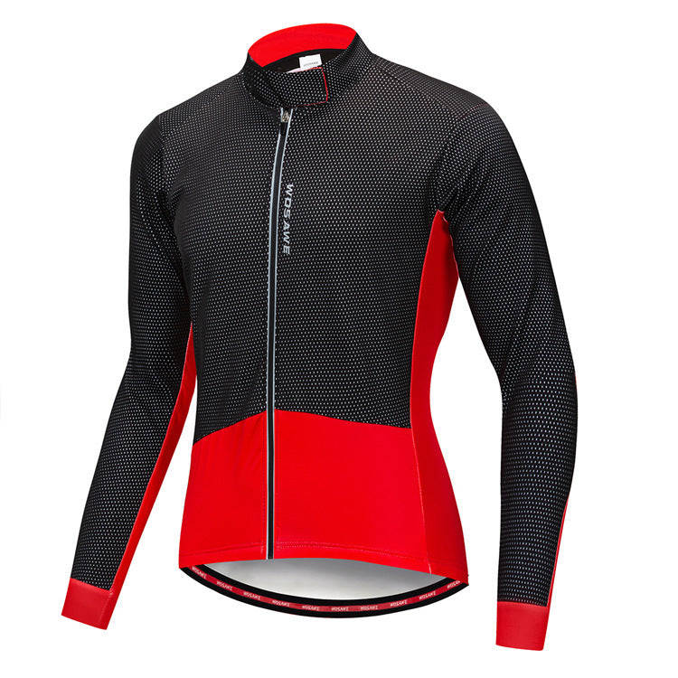 Crystal Autumn and winter cycling wear fleece warm jacket