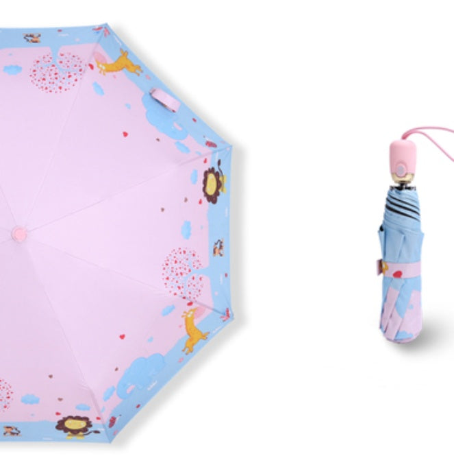 Crystal automatic children's umbrella