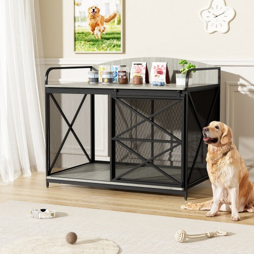 Crystal  Heavy Duty Large Dog Crate Furniture For Large Medium Dog