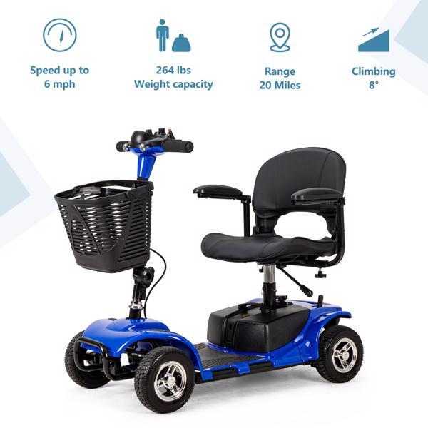 Crystal  Scooter With Basket And Extended Battery