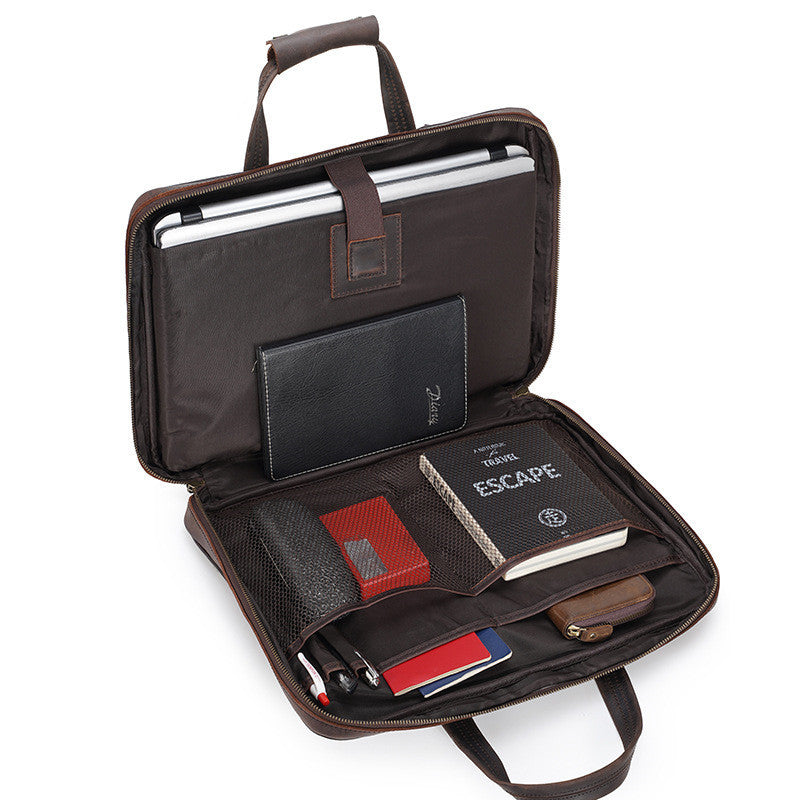 Crystal  Men's Ultra-thin Business Handbag