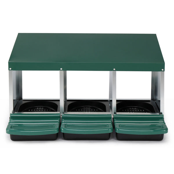 Crystal 3-compartment Chicken Feeding Trough