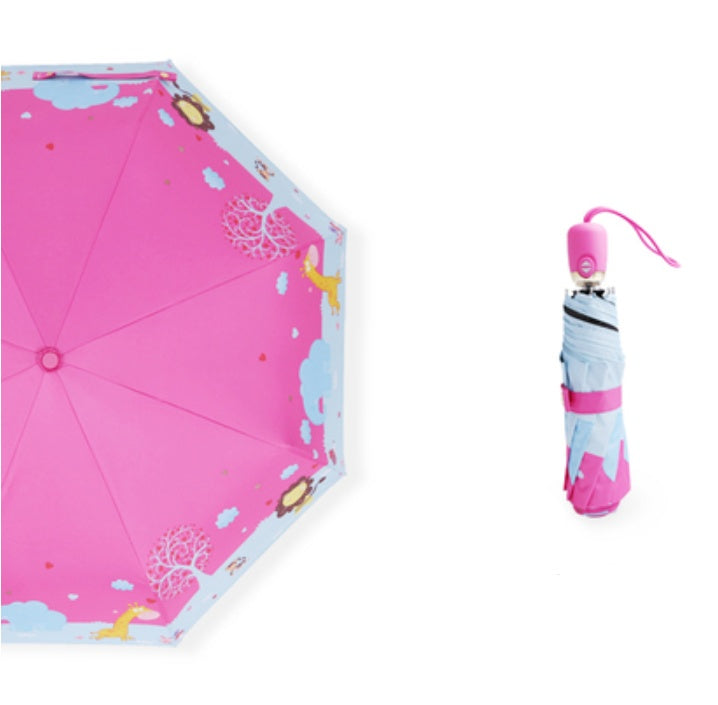 Crystal automatic children's umbrella