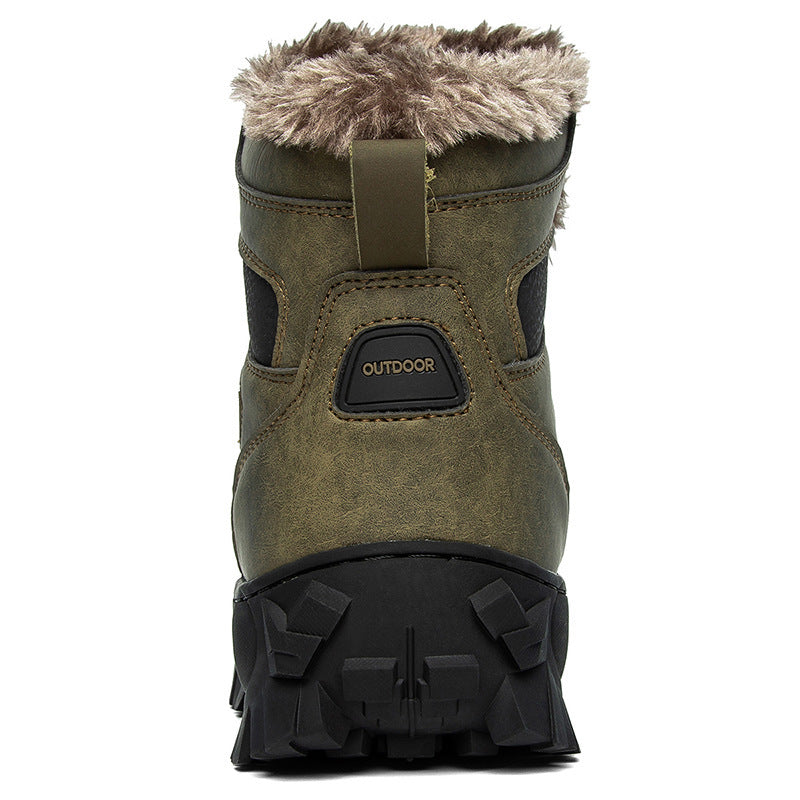 Crystal Men's Plus Size Warm  Shoes