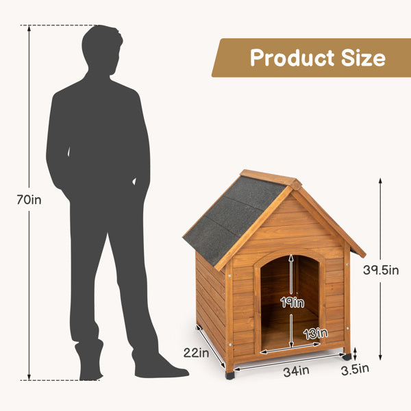 Crystal  Asphalt Roof Dog House
