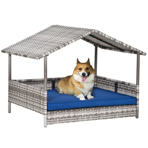 Crystal  Rattan Dog Bed