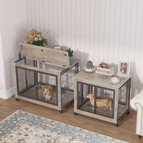Crystal Dog Cage Side Table