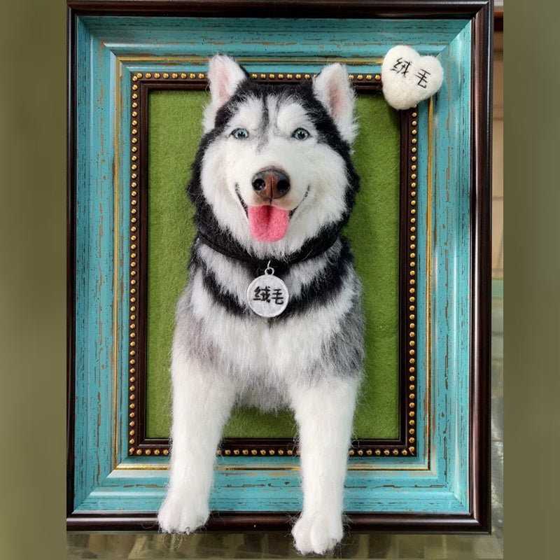 Crystal Wool Felt Imitation Pet Custom Commemorative Gift