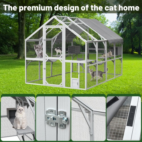 Crystal Outdoor Cat Room