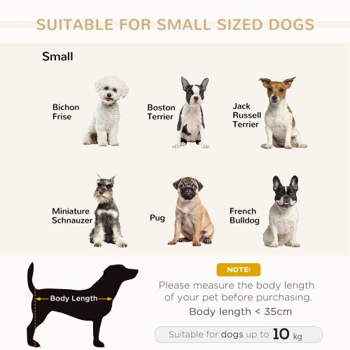 Crystal Luxury Small Dog Bed With Hidden Storage