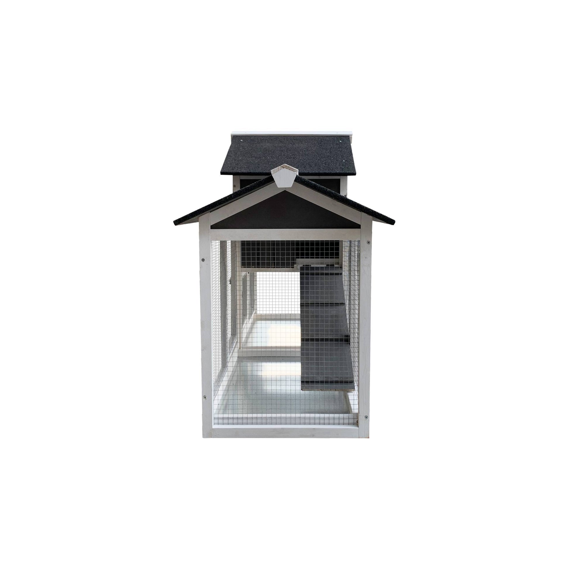 Crystal  Outdoor Rabbit Hutch With Running Cage