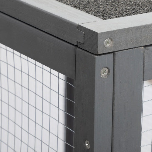Crystal  Cat Cage With Waterproof Roof