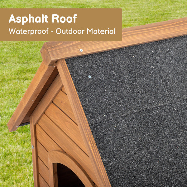 Crystal  Asphalt Roof Dog House