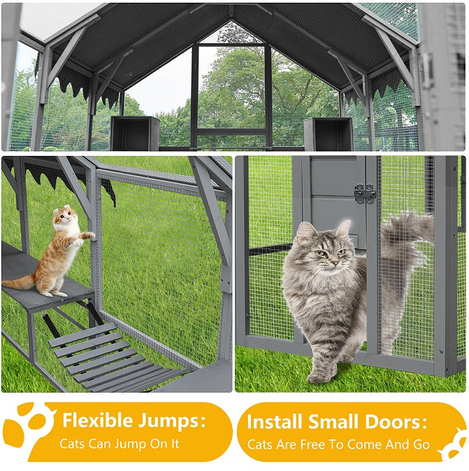 Crystal Outdoor Cat House