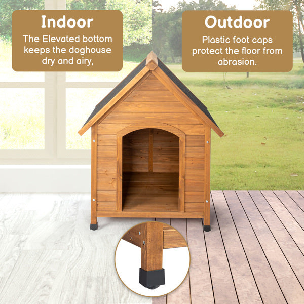 Crystal  Asphalt Roof Dog House