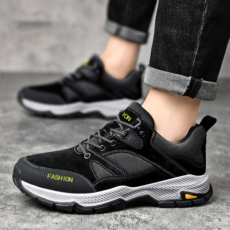 Crystal Men's Sports Fashionable Outdoor Platform Hiking Shoes