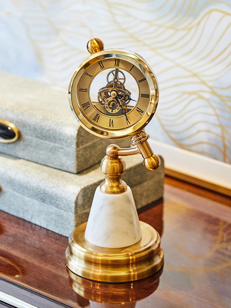 European Retro Table Clock