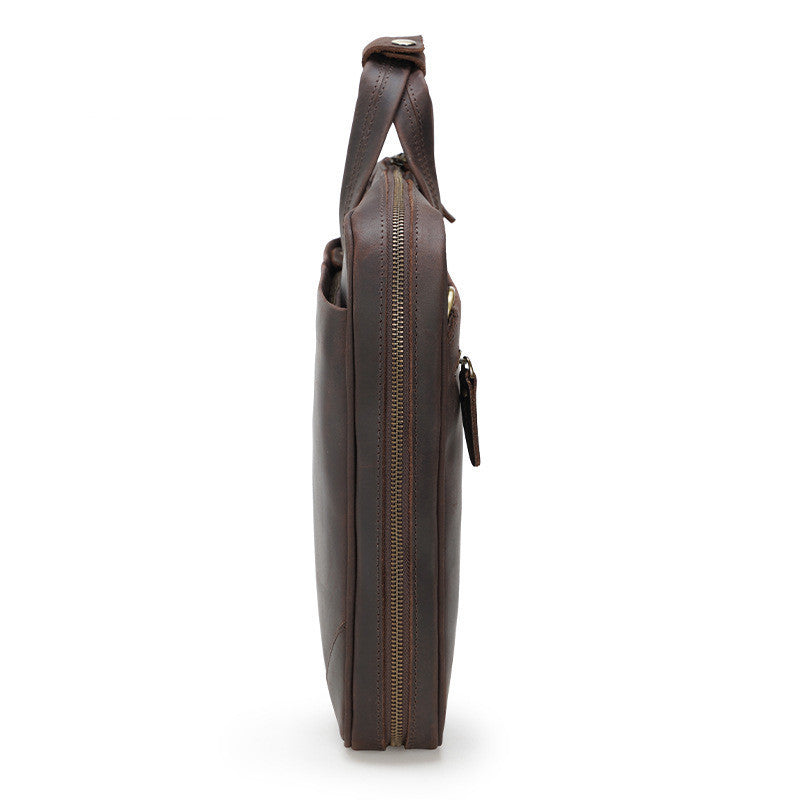 Crystal  Men's Ultra-thin Business Handbag