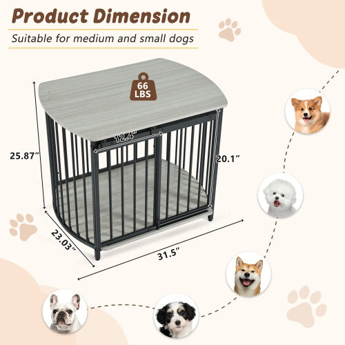 Crystal Dog Crate For Small And Medium Dogs