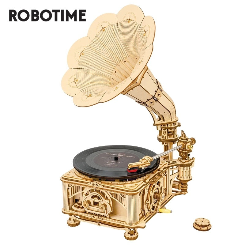 Crystal Gramophone Wooden Puzzle