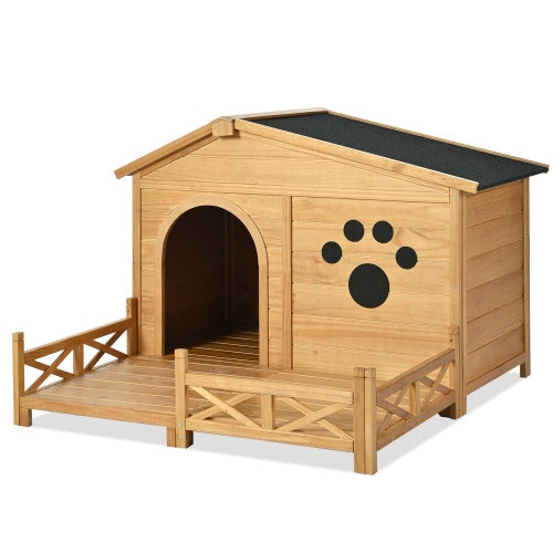 Crystal  Wooden Dog House