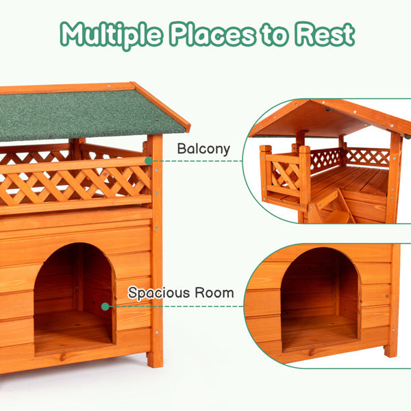Crystal  Green Asphalt Roof, Cat House