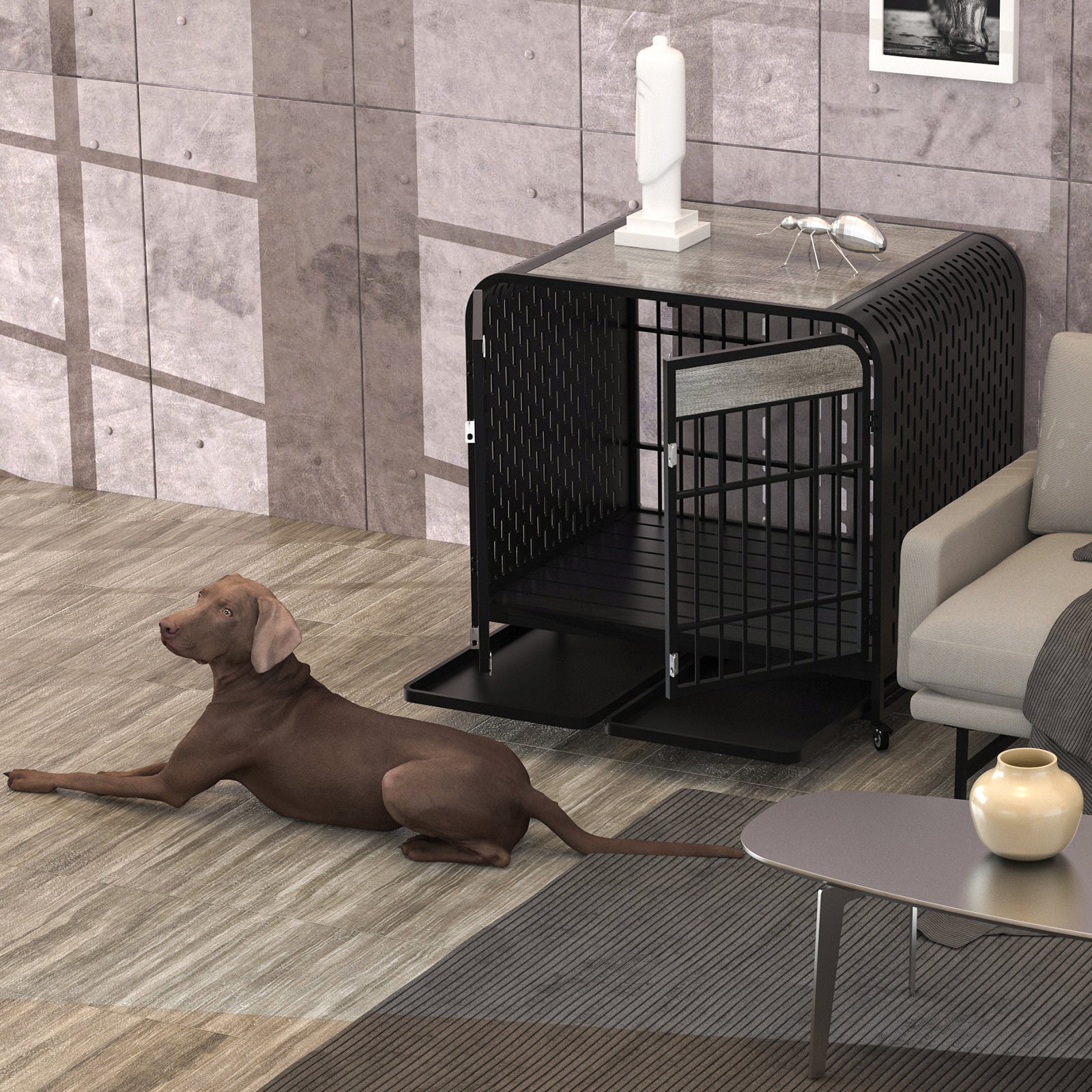 Crystal  Dog Crate