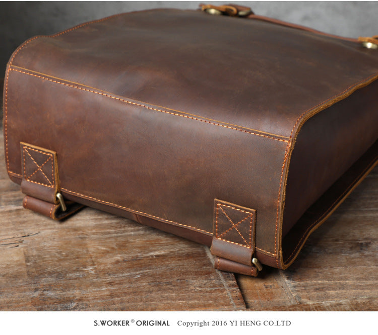 Crystal School Bag (Leather Retro Men)