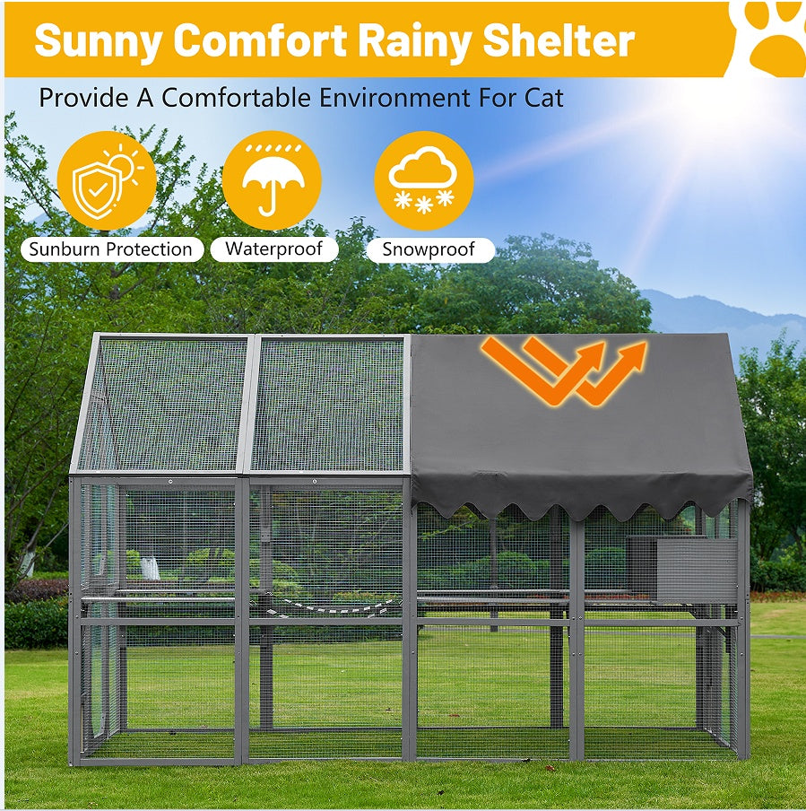 Crystal Outdoor Cat House