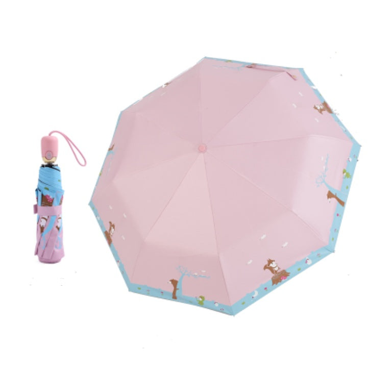 Crystal automatic children's umbrella