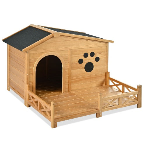 Crystal  Wooden Dog House