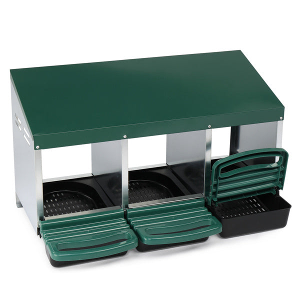 Crystal 3-compartment Chicken Feeding Trough