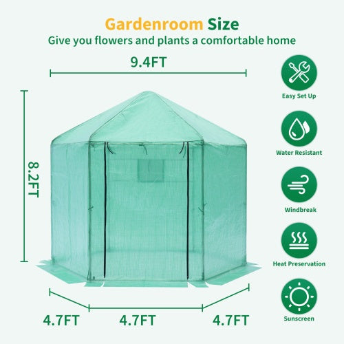 Crystal Walk In Greenhouse