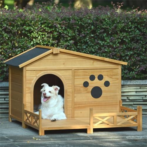Crystal  Wooden Dog House