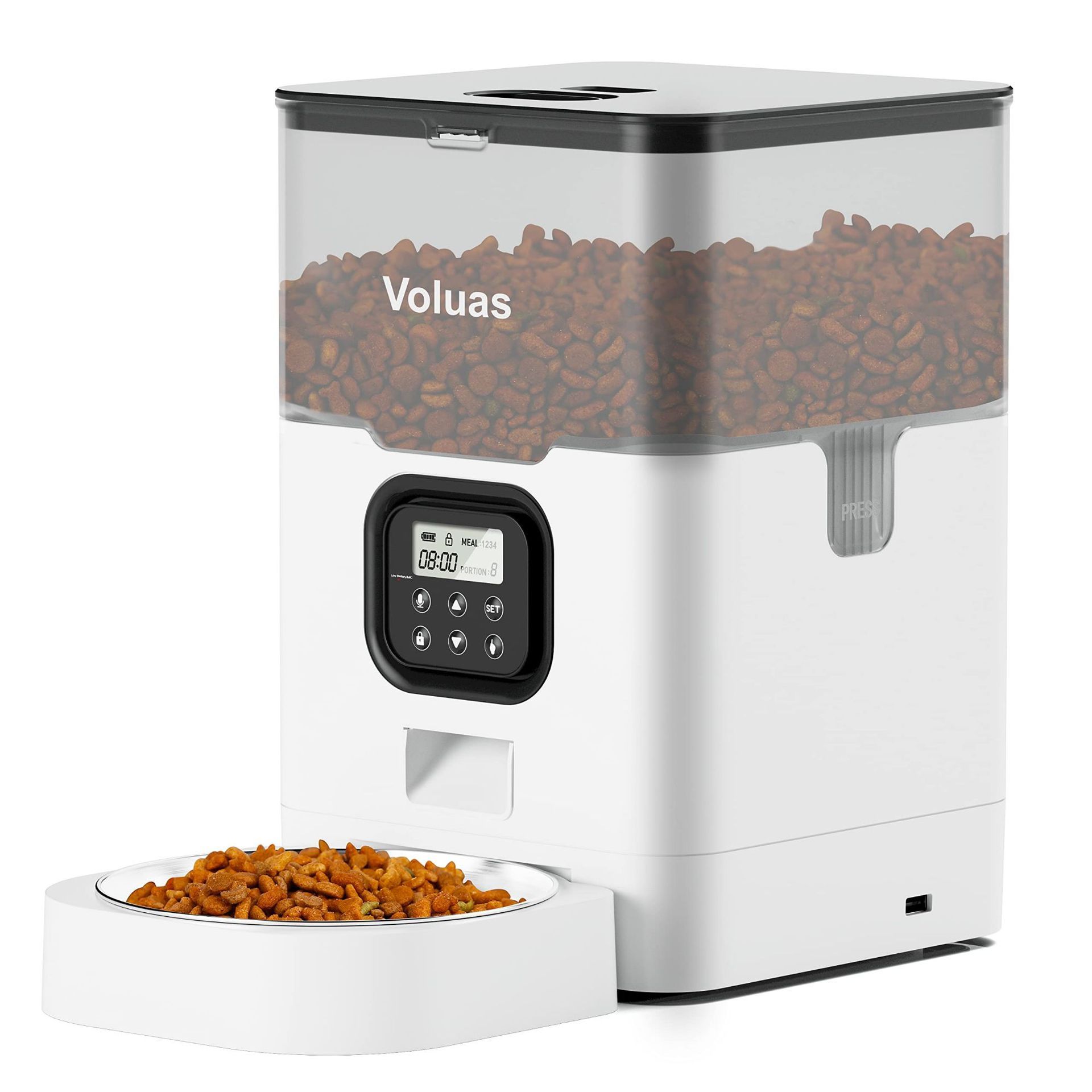 Crystal Pet Intelligent Automatic Double Meal Feeder
