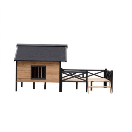 Crystal  Cabin House Style Wooden Dog Kennel
