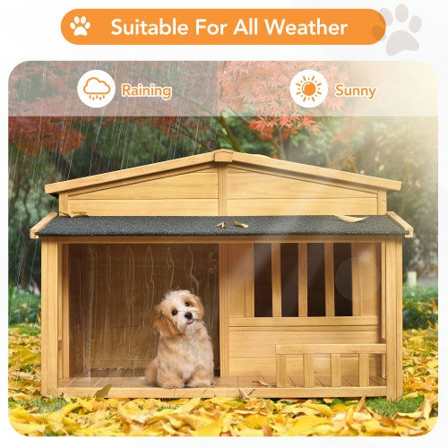 Crystal  Pet Kennel With Porch