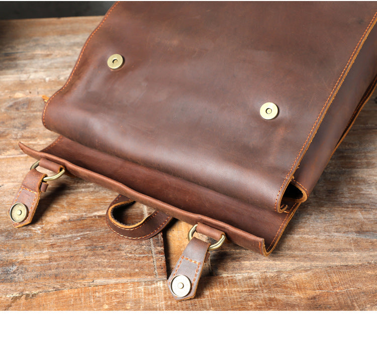 Crystal School Bag (Leather Retro Men)