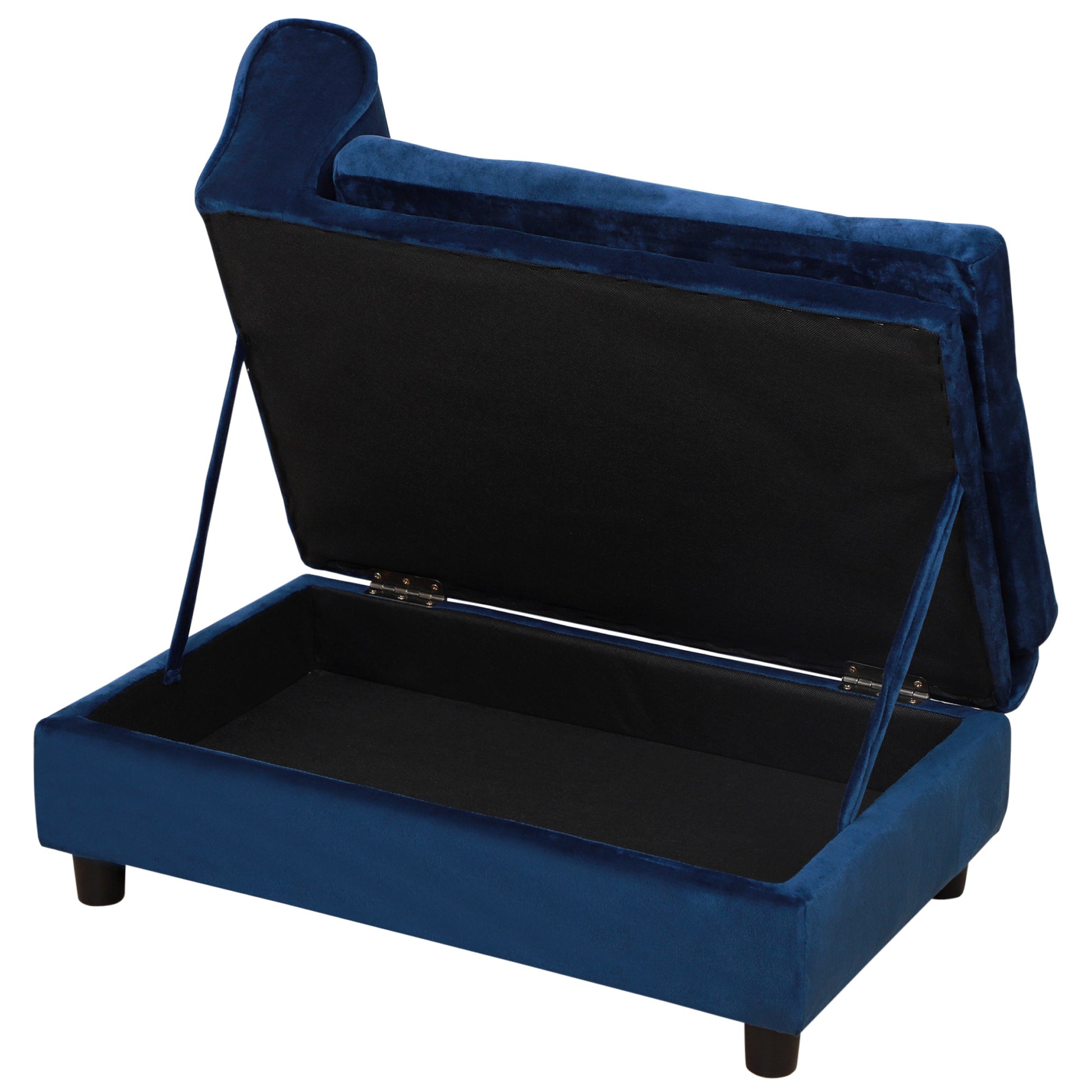 Crystal Luxury Small Dog Bed With Hidden Storage