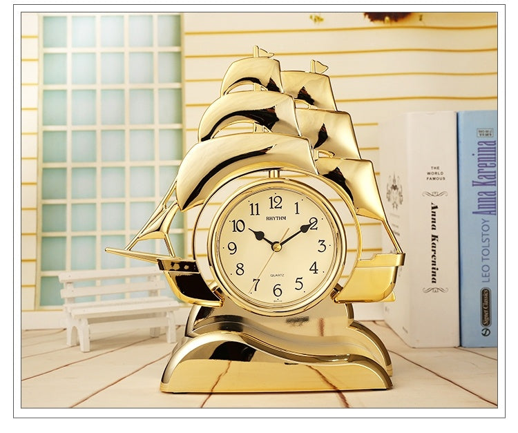 Crystal Sailboat Modeling Desk Clock