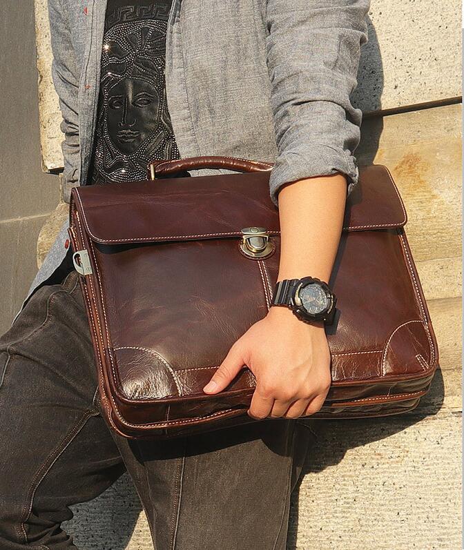 Crystal  Men's  Handbag