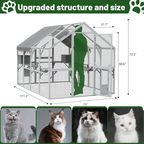 Crystal Outdoor Cat Room