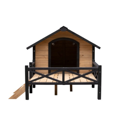 Crystal  Cabin House Style Wooden Dog Kennel