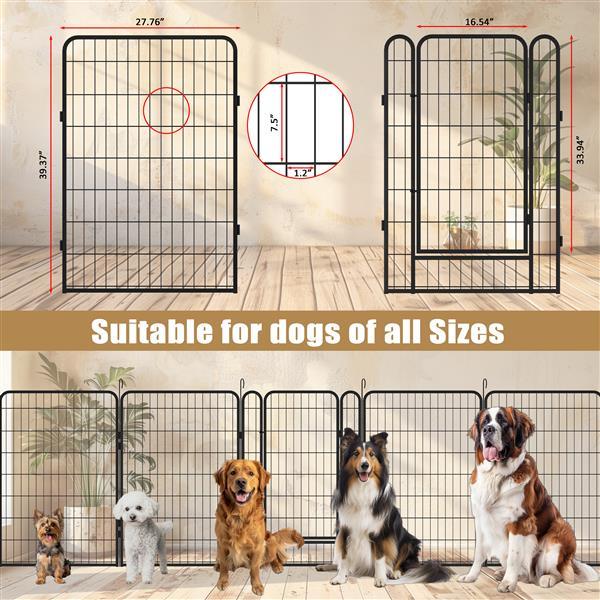 Crystal Heavy-duty Metal Pet Sports Fence