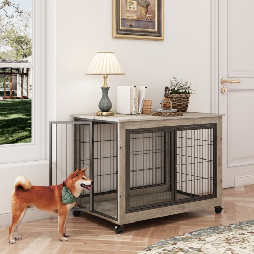 Crystal Dog Cage Side Table